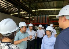 熱烈歡迎新余市水利局局長謝海峰一行領導蒞臨我司參觀指導！