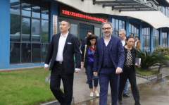熱烈歡迎意大利圭迪佐洛市市長一行蒞臨我司參觀！